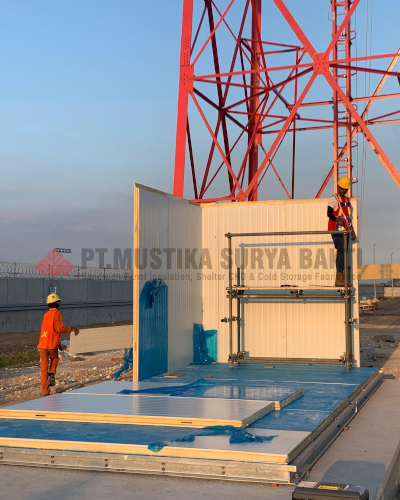 Pemasangan Unit Shelter CKD